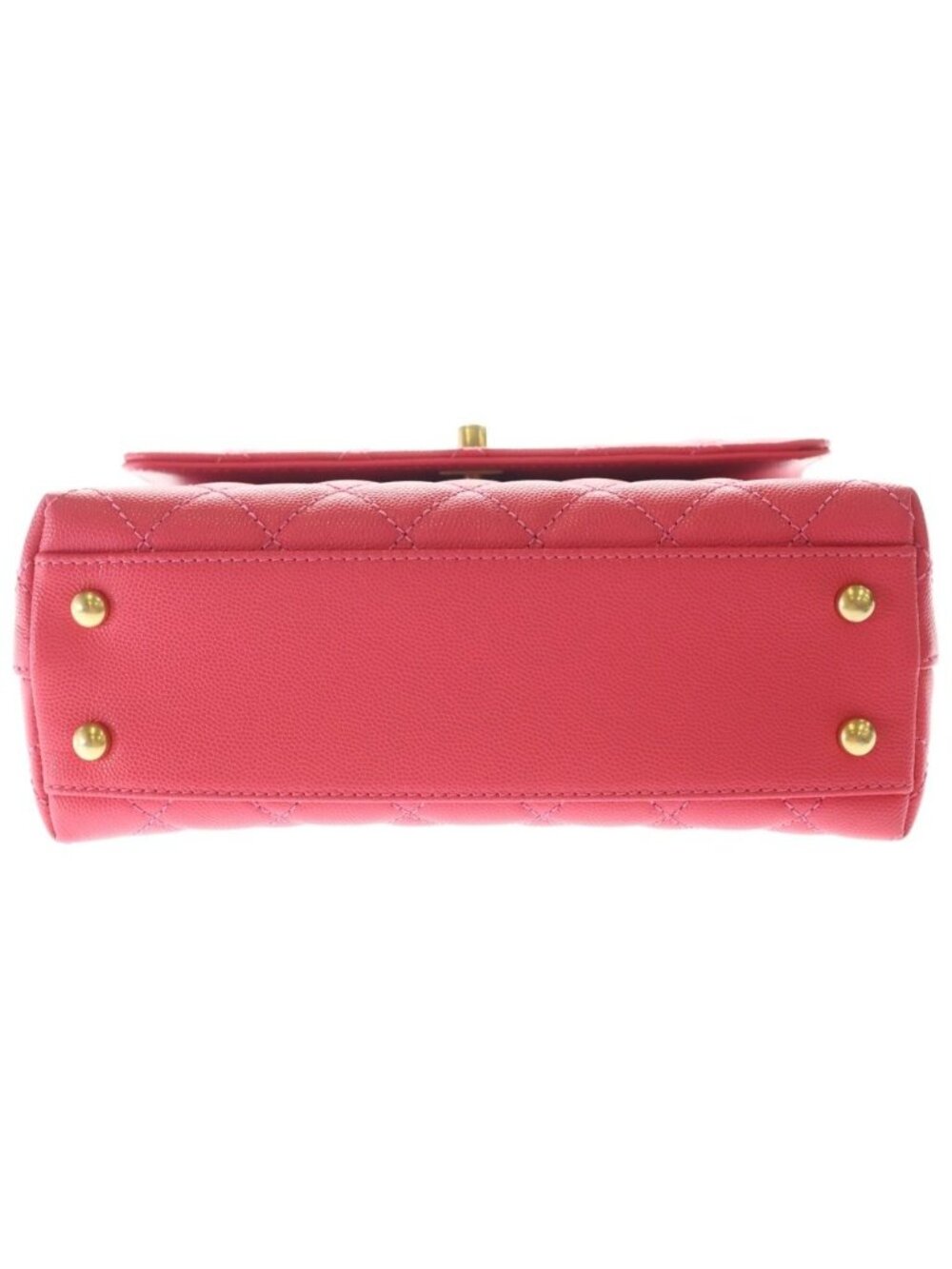 Chanel Herehandle 2-Way Mini Shoulder Bag Pink Caviar Leather Gold - Picture 4 of 9